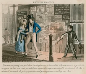 Intemperance; Cartoon Published 1828