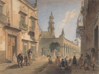 Mexican Street Scene - Aguascalientes