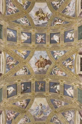 Vault of the central nave, Church of S. Maria Assunta