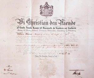 Patent Signed by Christian IX of Denmark Appointing William Keswick as Danish Consul in Hong Kong, China