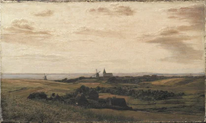 A View towards Assens in Funen. In the Distance the Coast of Schleswig