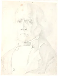 An old man with long hair
