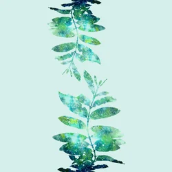 Celestial Green Leaves