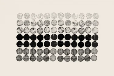 Gradient Textured Circles