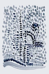 Misty Blue Forest