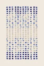 Modern Blue Grid