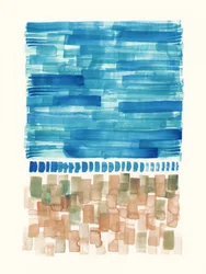 Painted Coastal Horizon