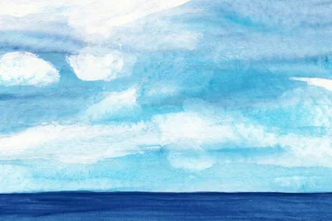 Serene Blue Seascape