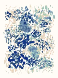 Soothing Blue Abstract