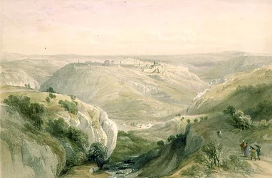 Jerusalem from the South, April 12th 1839, plate 10 from Volume I of 
