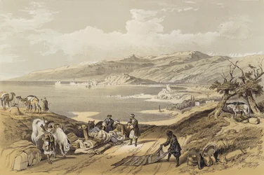 Sidon looking towards Lebanon