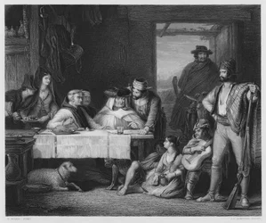 A Guerilla Council of War, in a Spanish Posado, the Picture in the Royal Collection