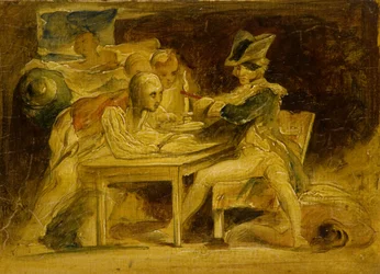 Nelson Sealing Dispatches off Copenhagen