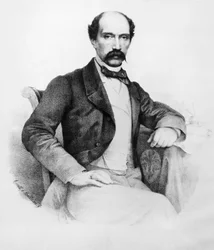 Portrait of Marquis Ferdinando Bartolommei, Italian revolutionist and politician