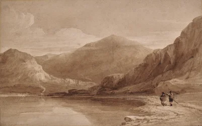 A View in North Wales with Bridge