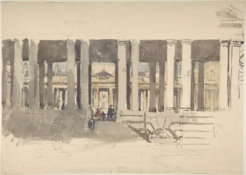 Greenwich Hospital (recto); Study of a Building (verso)