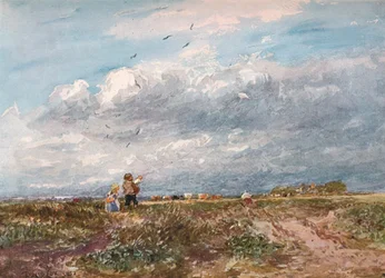 Flying the Kite, 1852