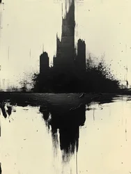 Abstract City Reflection