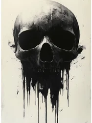 Dark Dripping Skull
