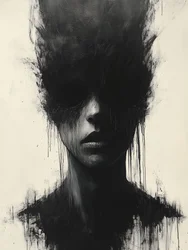 Dark Expressive Portrait