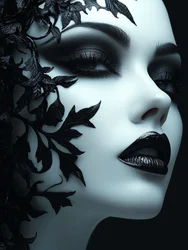 Dark Floral Beauty