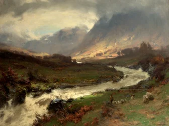 A Break in the Storm, Glen Lyon, Perthshire, Scotland