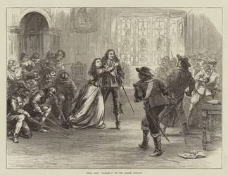 Scene from Charles I at the Lyceum Theatre