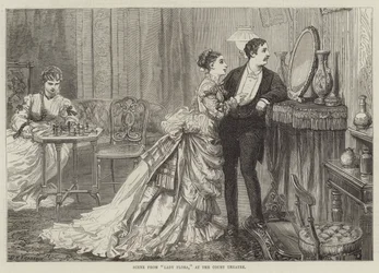 Scene from Lady Flora, at the Court Theatre