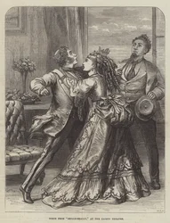 Scene from Shilly-Shally, at the Gaiety Theatre