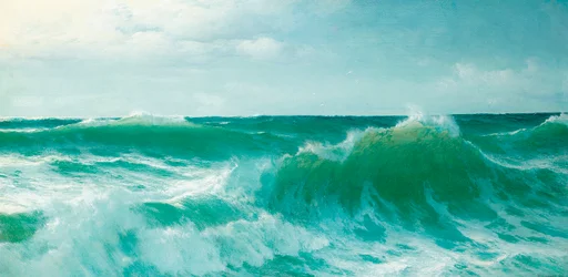 A breaking wave, 1894