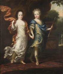 Karl XII, 1682-1718, King of Sweden, Count Palatine of Zweibrücken and Hedvig Sofia, 1681-1708, Princess of Sweden, Duchess of Holstein-Gottorp
