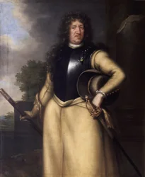 Standing Man Wearing a Breastplate