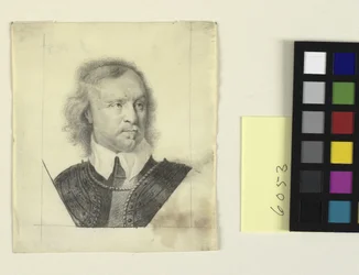 Head and Shoulders Portrait of Oliver Cromwell