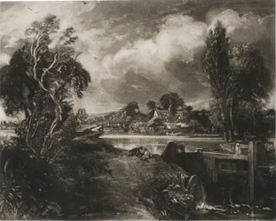 A Lock on the Stour, Suffolk