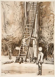 An Observation Post, illustration from 
