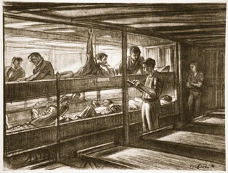 On a Hospital Ship, illustration from 