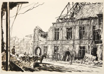 The Town Hall of Peronne, Illustration from 