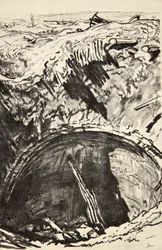 The Pit of Mouquet Farm, Illustration from 