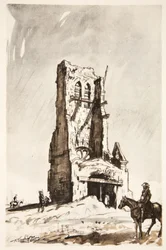 The Ruined Tower of Becordel Becourt, Illustration from 