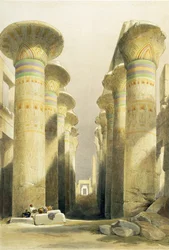 Central Avenue of the Great Hall of Columns, Karnak