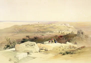 Gaza, March 21st 1839, Plate 59 from Volume II of 