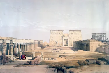Grand Approach to the Temple of Philae, Nubia, 19th century