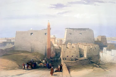 Grand Entrance to the Temple of Luxor, 19th century