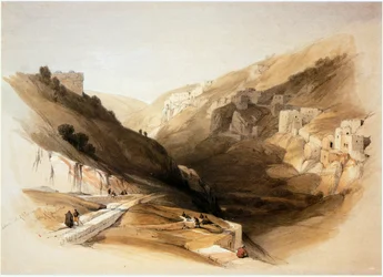 In the Holy Land: Jerusalem, Kidron Valley, Lower Pool of Siloah