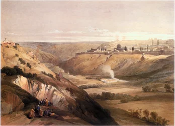 In the Holy Land: Jerusalem, Seen from the Mount of Olives