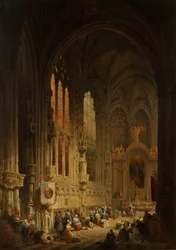 Interior of a Cathedral, 1822 or 1829