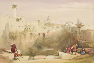 Jerusalem, April 12th 1839, Plate 12 from Volume I of 