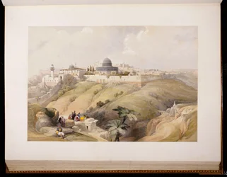 Jerusalem, April 9th 1839, engraved by Louis Haghe, 1843