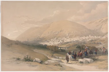 Nablus Ancient Shechem, 1839