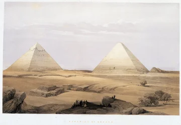 Pyramids of Geezeh - in 